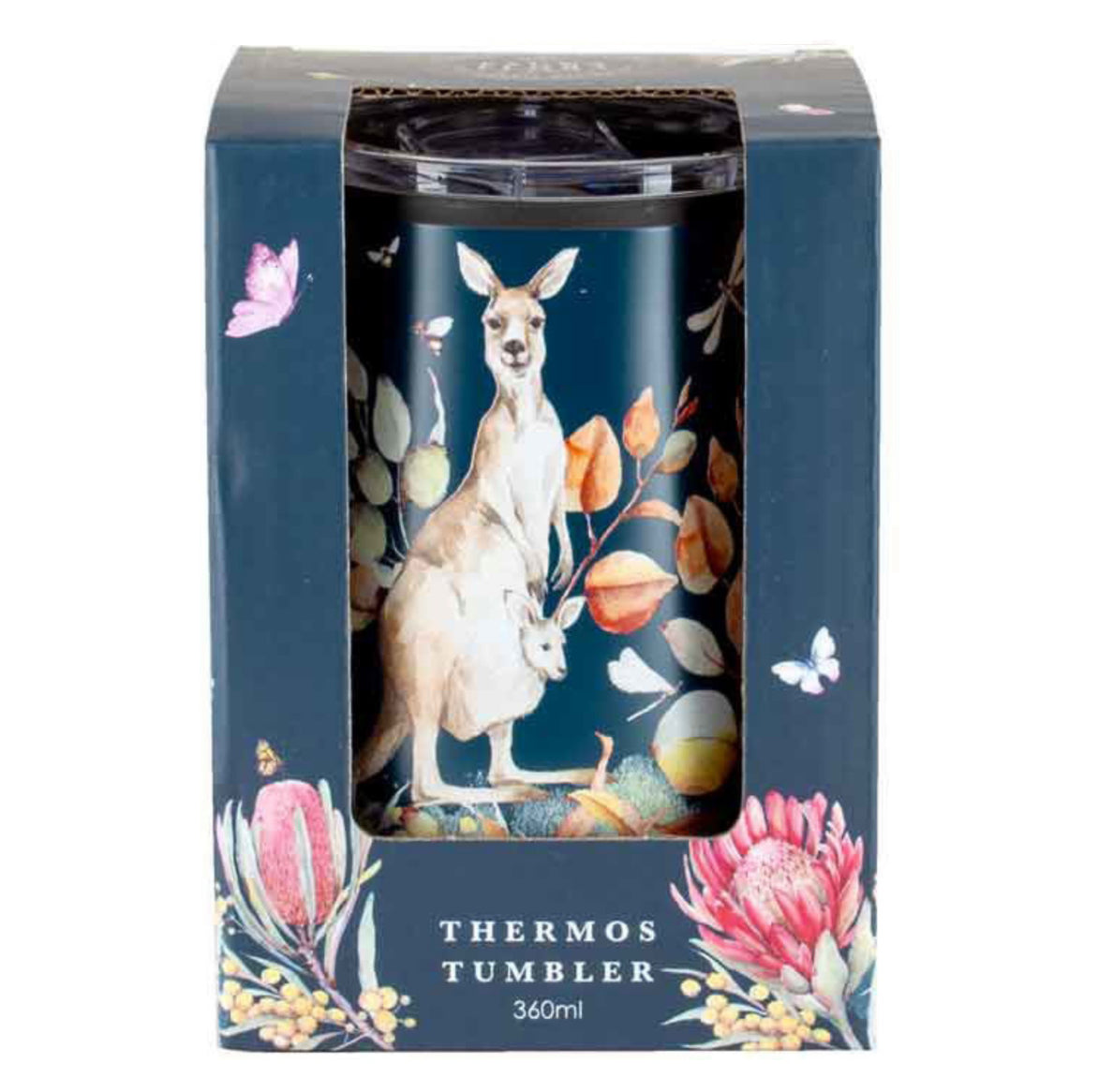 Australian Flora Native Thermos - Kangaroo
