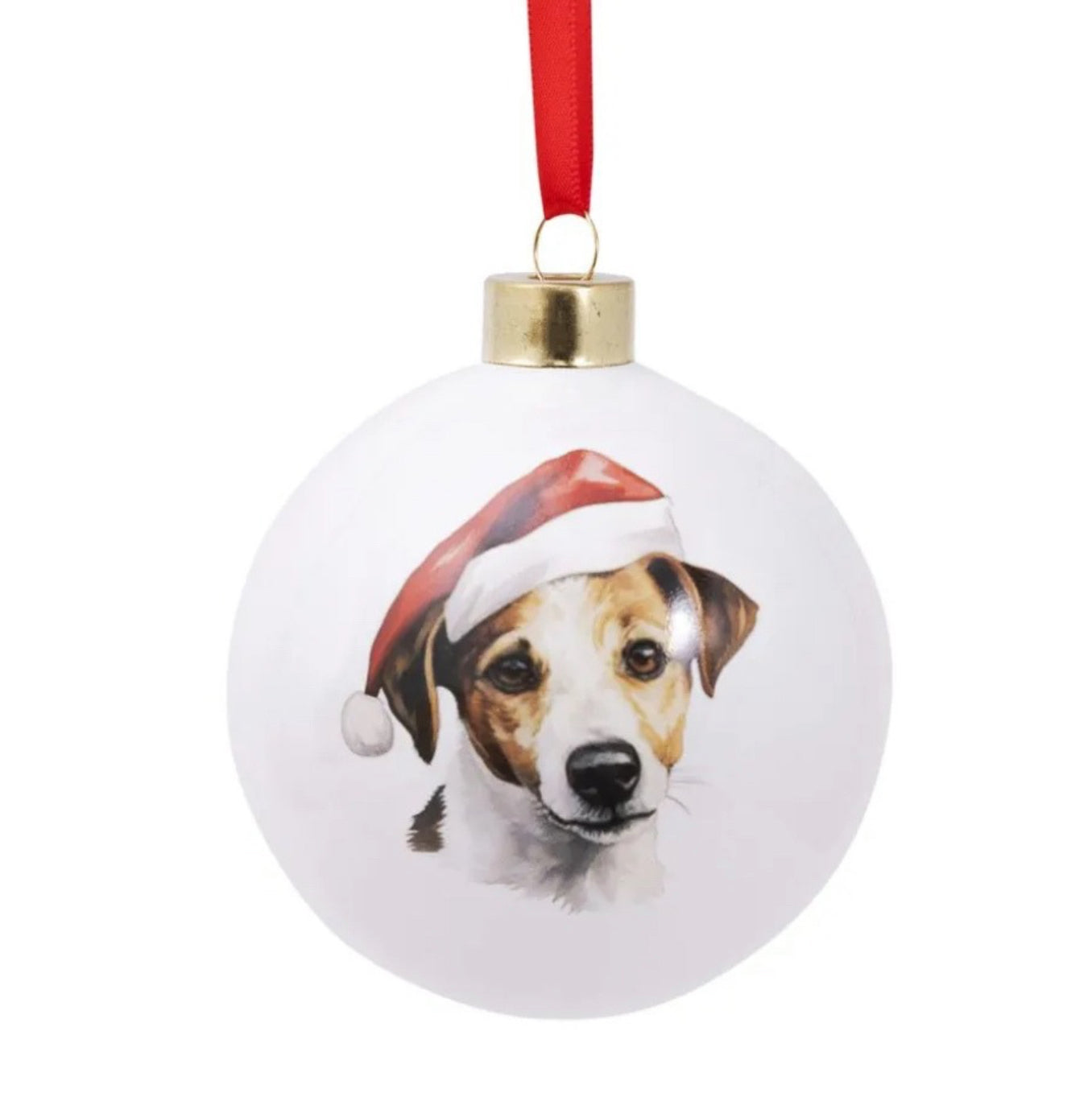 🎄Christmas Round Bauble - Jack Russel