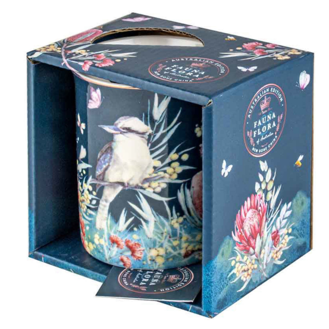 Australian Flora 360mL New Bone China Mug - Kookaburra