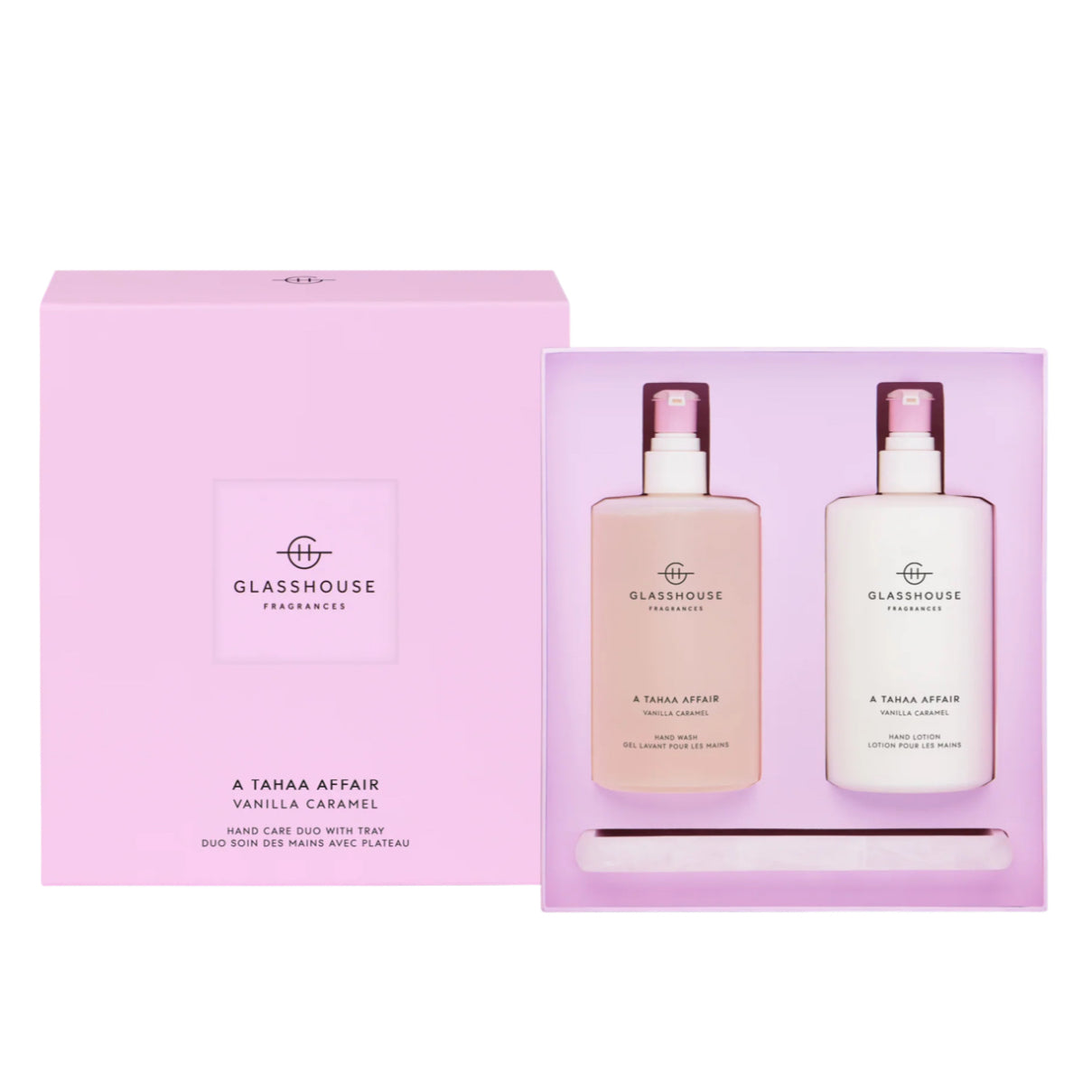 A Tahaa Affair Hand Care Duo with Tray Set