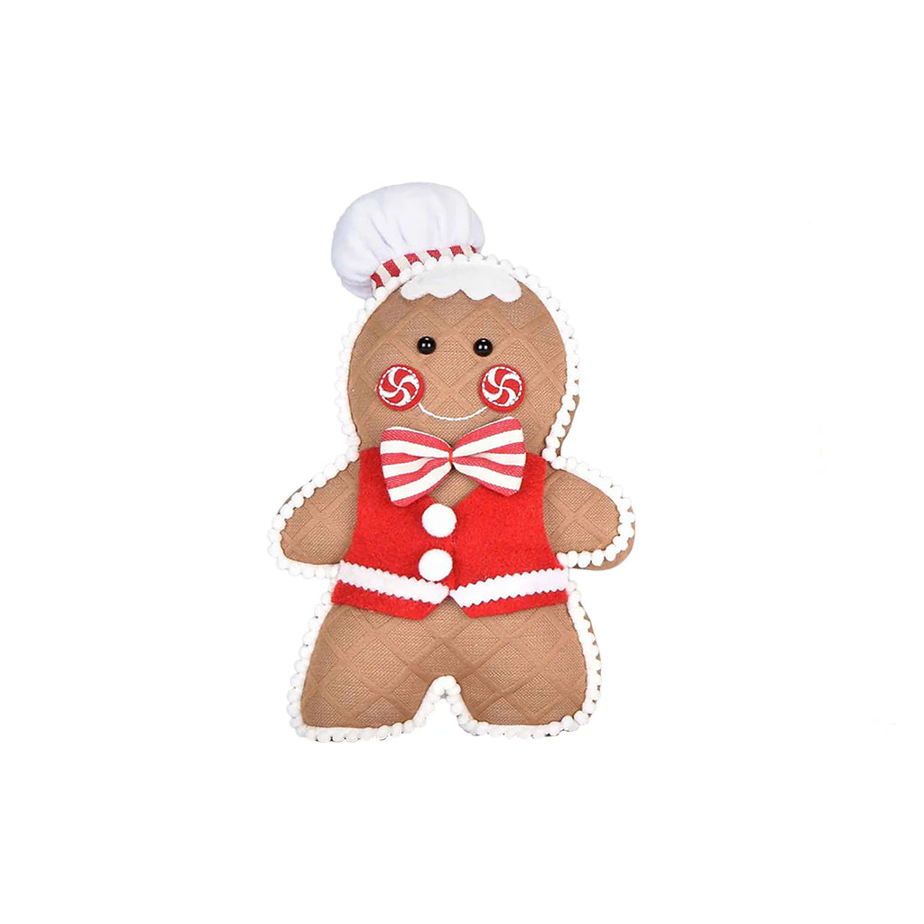 🎄 30cm Gingerbread w/ Candy Cheeks  - Mr & Mrs Available