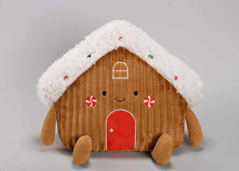 🎄 Christmas Gingerbread House Cushion