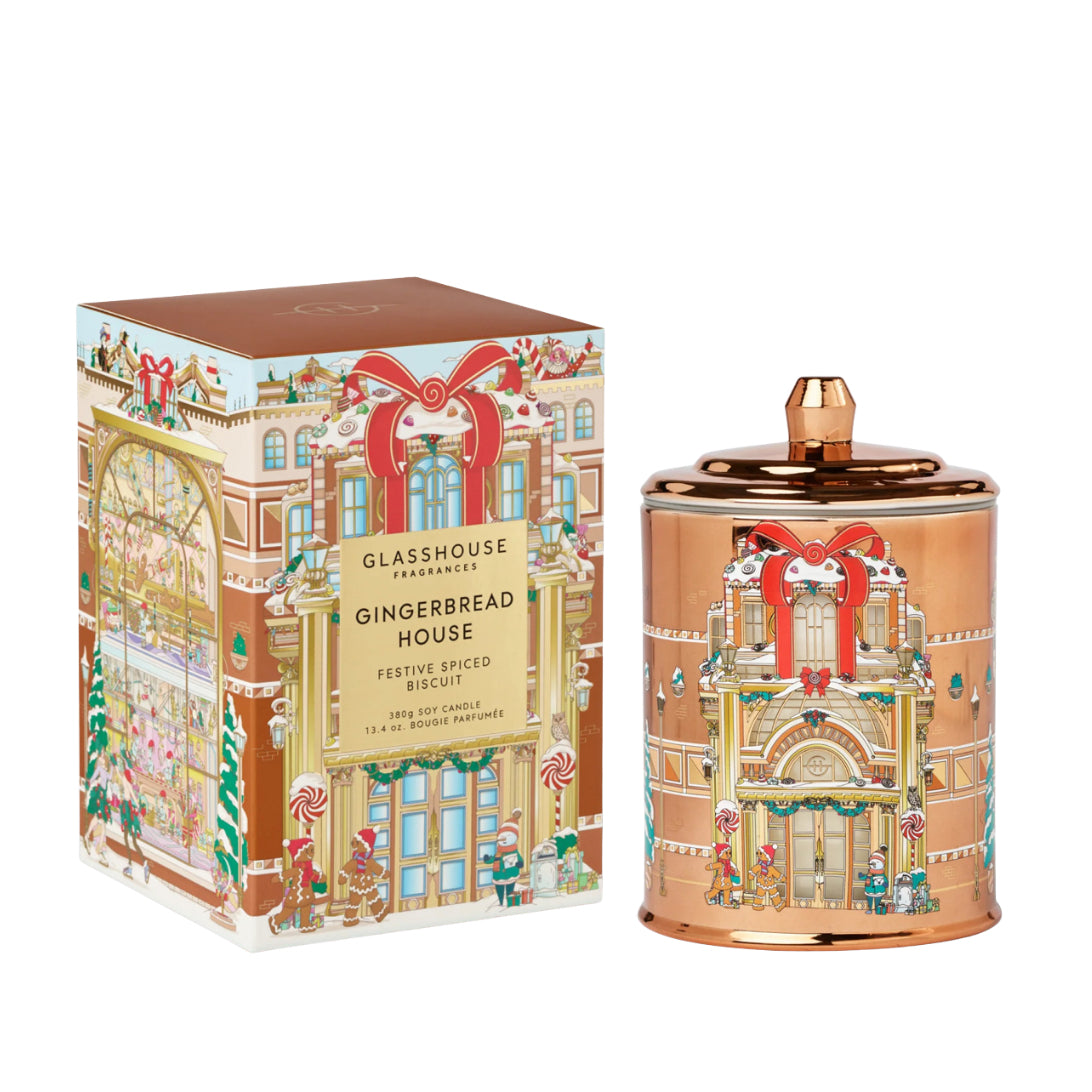 🎄Christmas 380g Soy Candle - Gingerbread House