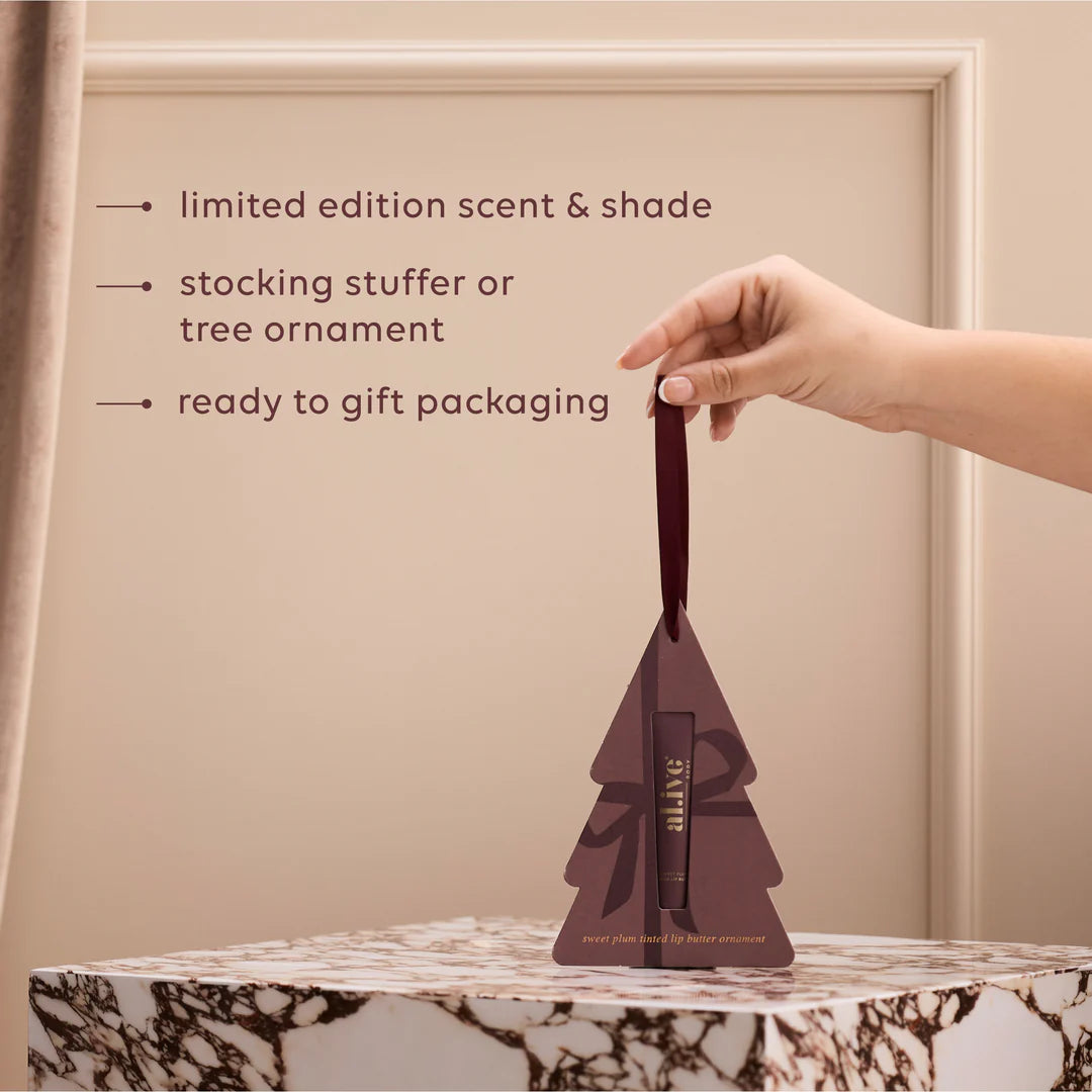 CHRISTMAS ORNAMENT LIMITED EDITION - Tinted Lip Butter - Sweet Plum