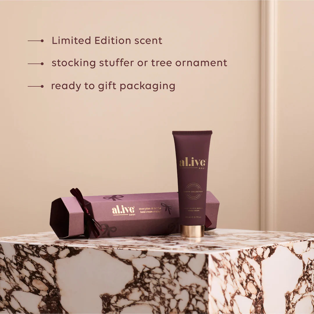 CHRISTMAS CRACKER LIMITED EDITION - Hand Cream -  Sweet Plum & Berries