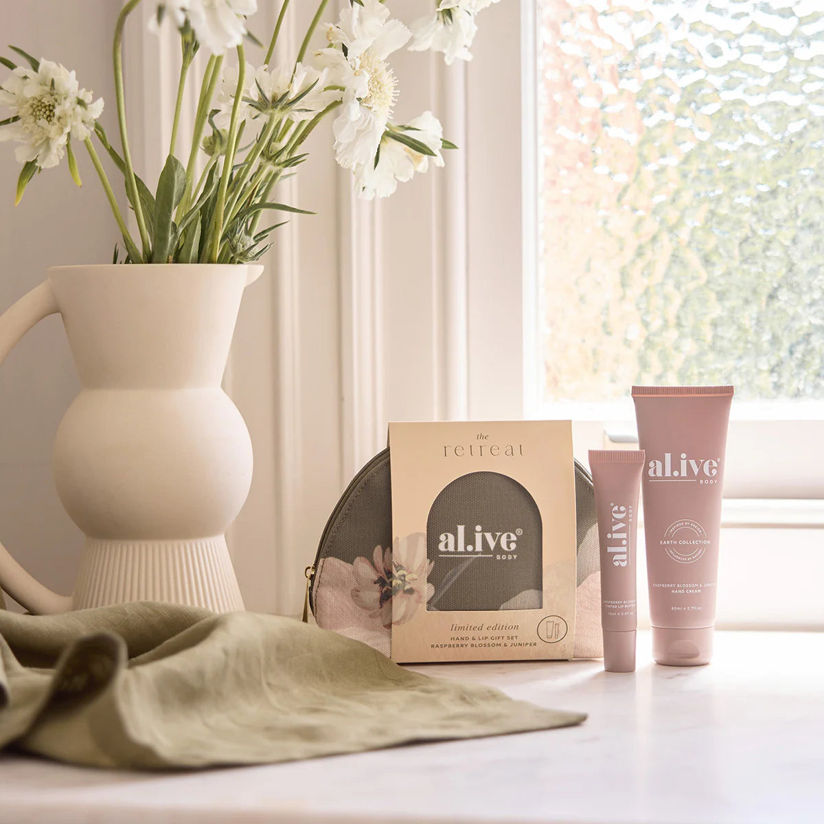 MOTHER'S DAY 2025 - Hand & Lip Gift Set - Raspberry Blossom & Juniper