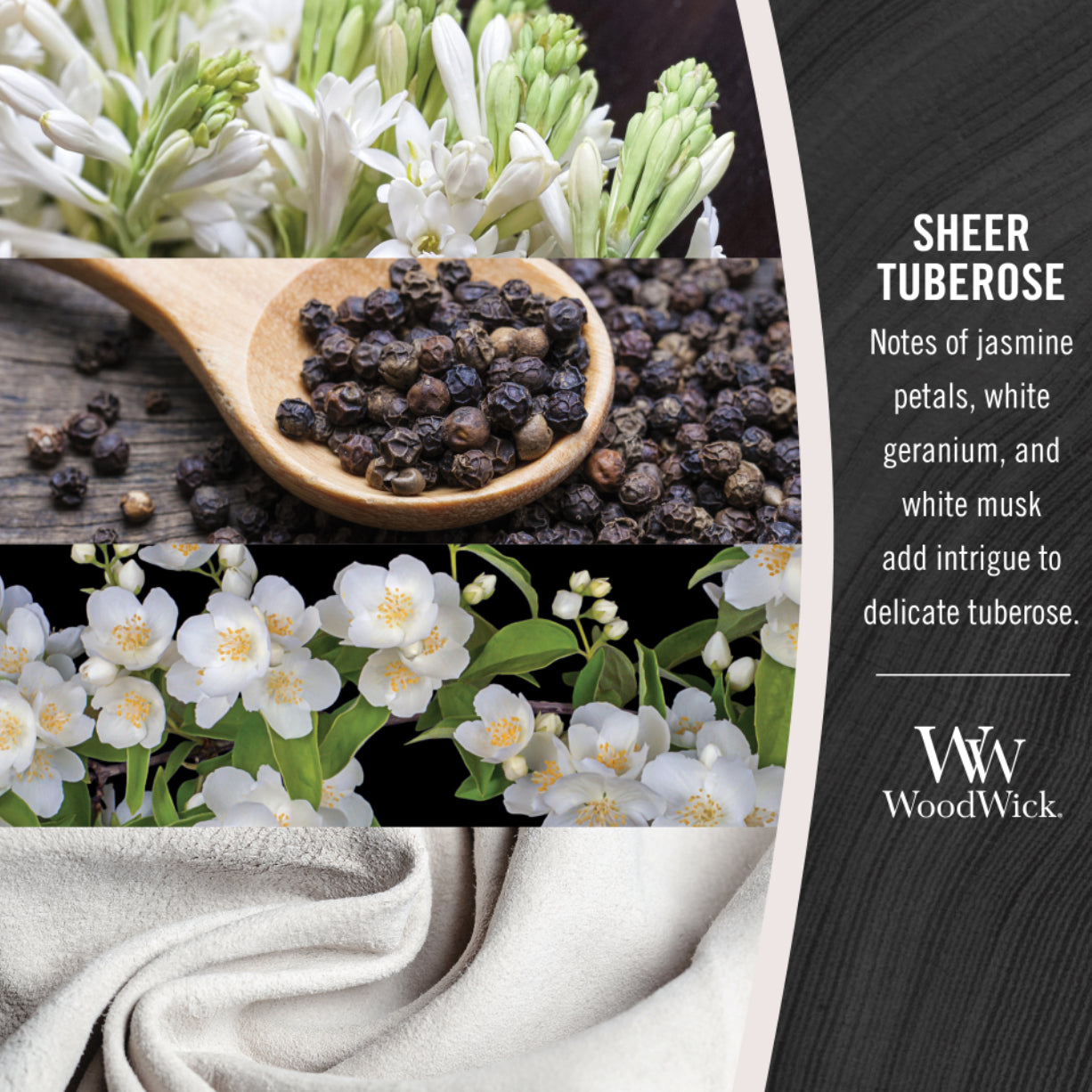 Woodwick Sheer Tuberose Wax Melts