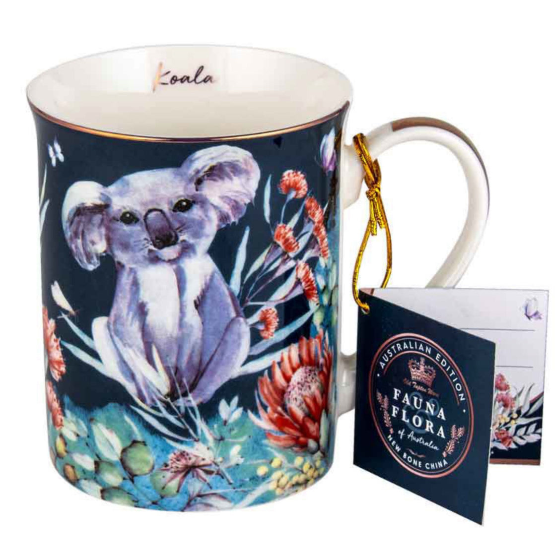 Australian Flora 360mL New Bone China Mug - Koala