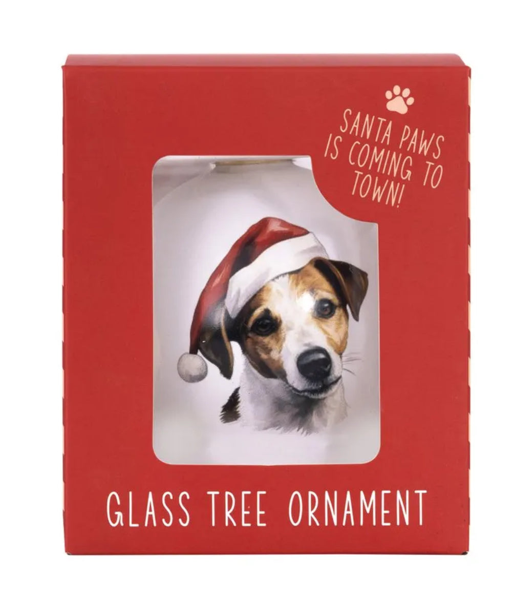 🎄Christmas Round Bauble - Jack Russel