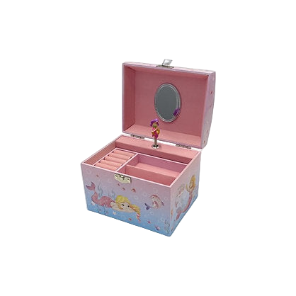 Pearl Handled Mermaid Sea Themed Musical Jewellery Box