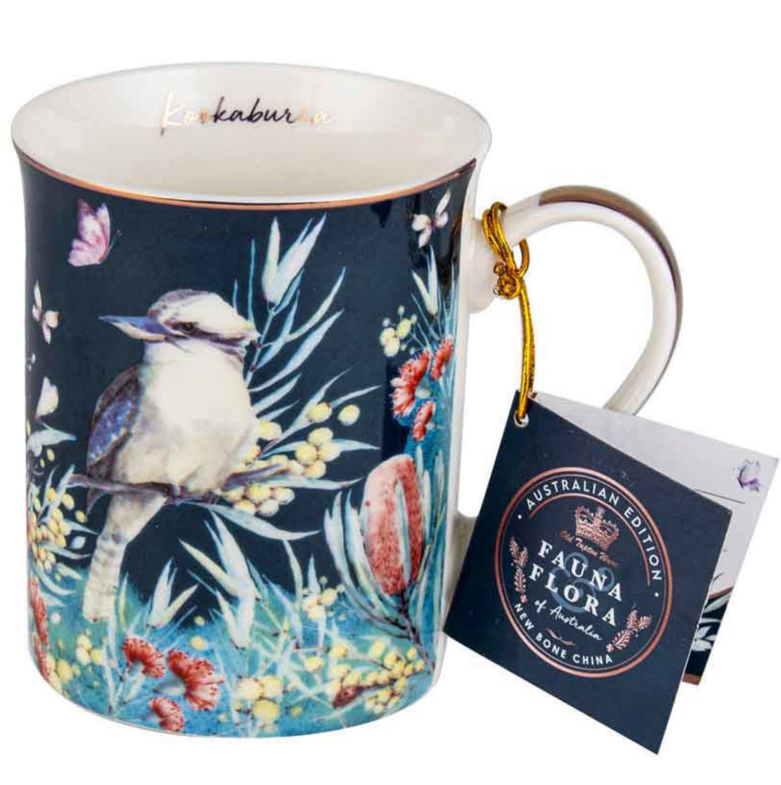 Australian Flora 360mL New Bone China Mug - Kookaburra