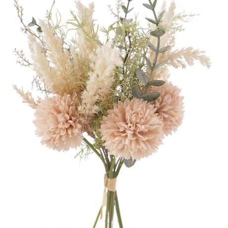 Brown PomPom Mixed Bouquet