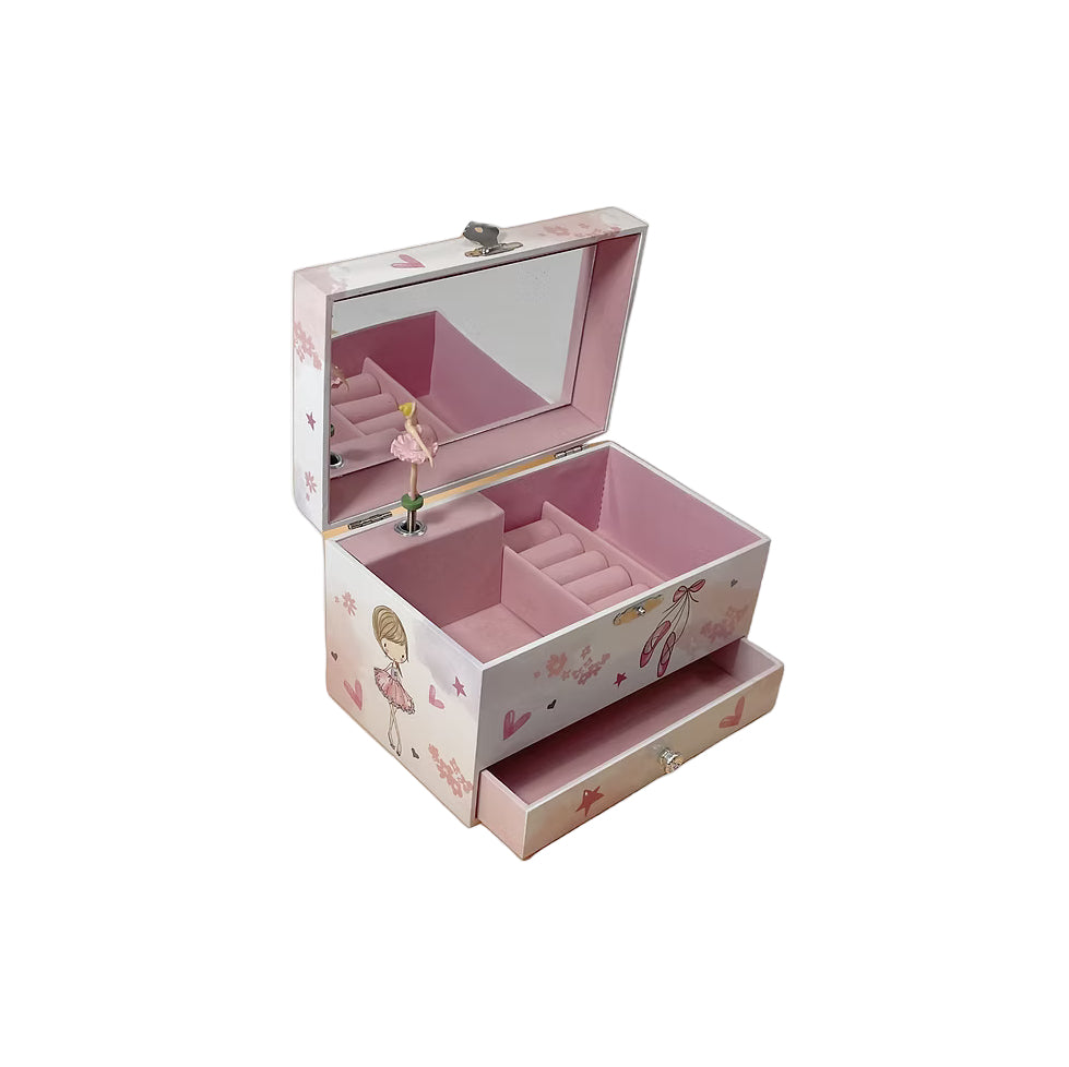 Ballet Girls Large Musical Jewellery Box