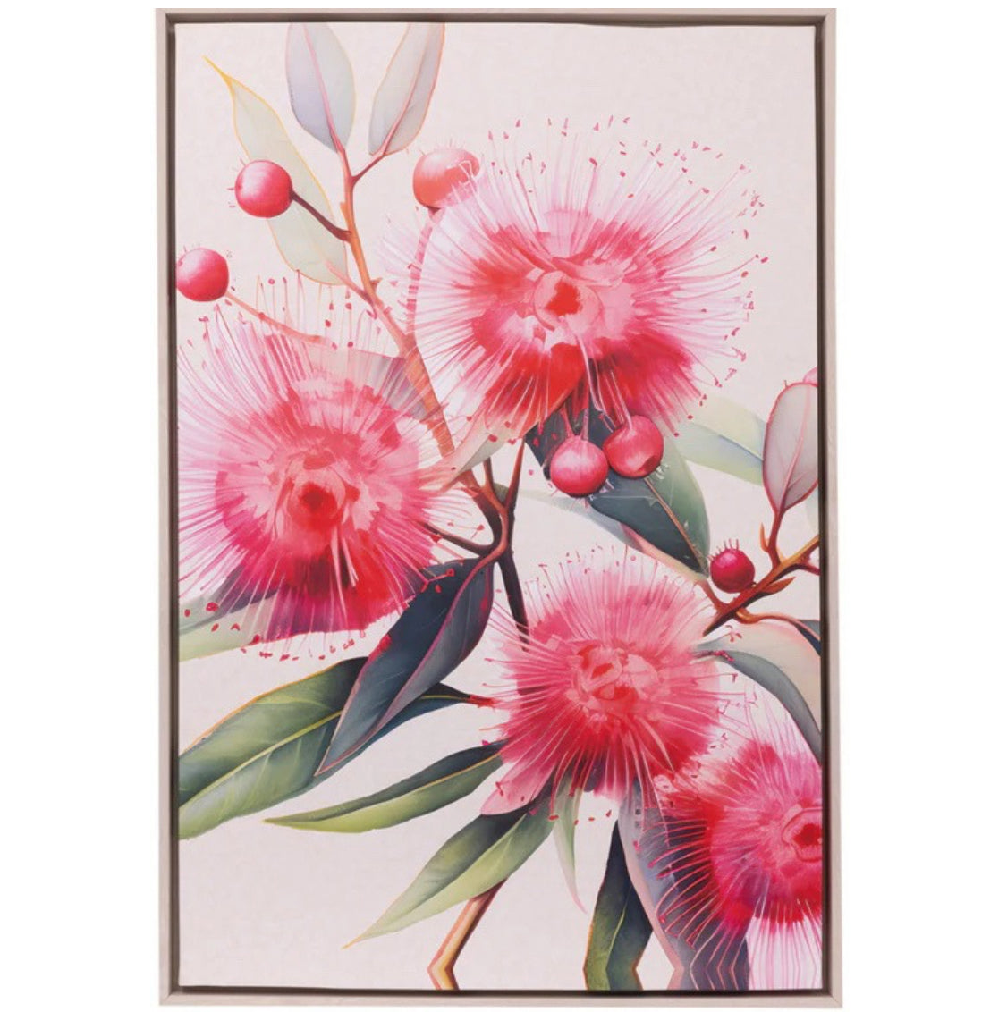 Native Blooms Flora 94x64 Framed Canvas