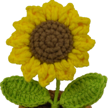 Crochet - Sunflower in Pot