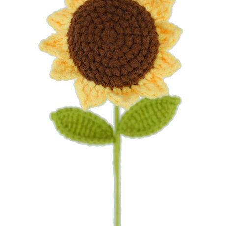 Knitted Sunflower Stem 40cm