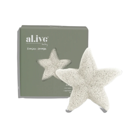 Baby Konjac Sponge - White