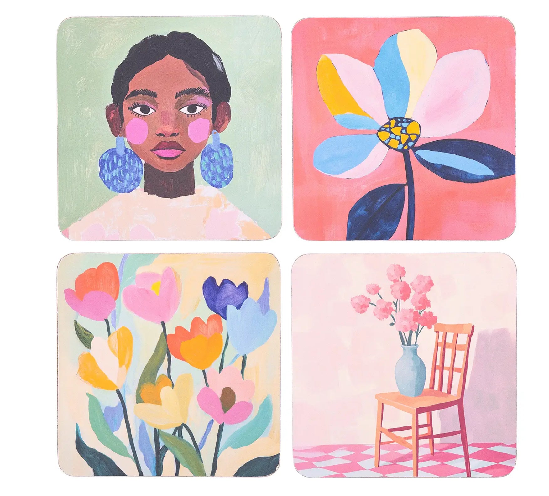 Billie Coasters Set of 4