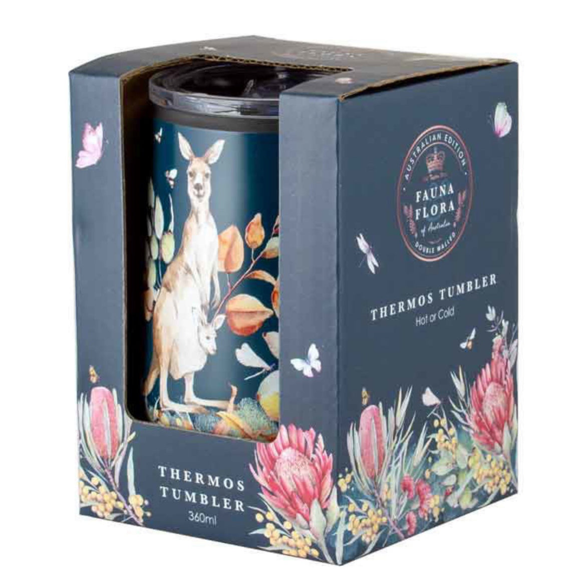 Australian Flora Native Thermos - Kangaroo
