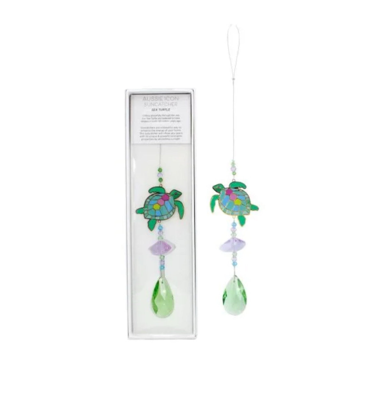 Eternity Aussie Crystal Suncatcher - Turtle