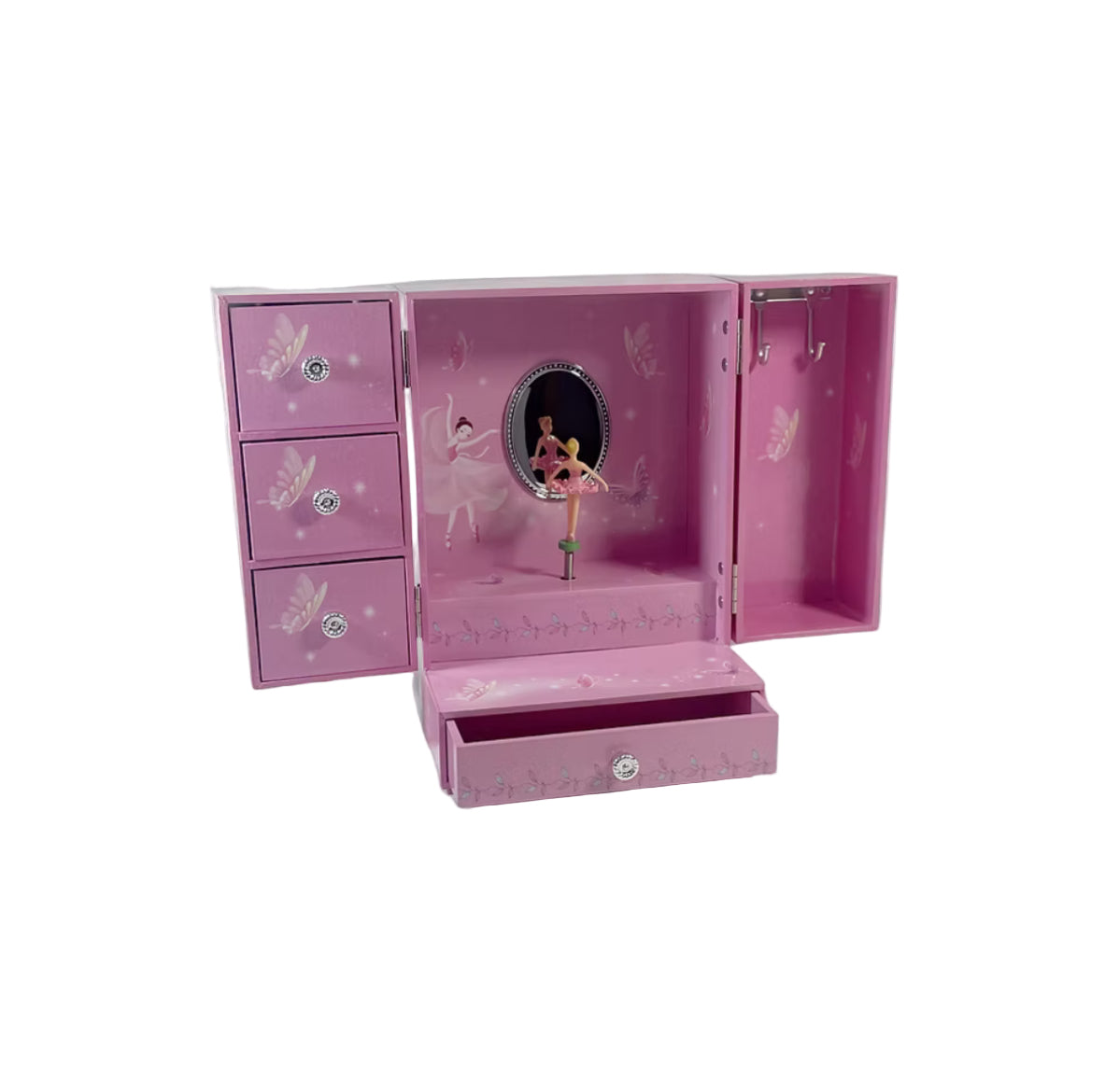 Ballet & Butterfly Musical Jewellery Box