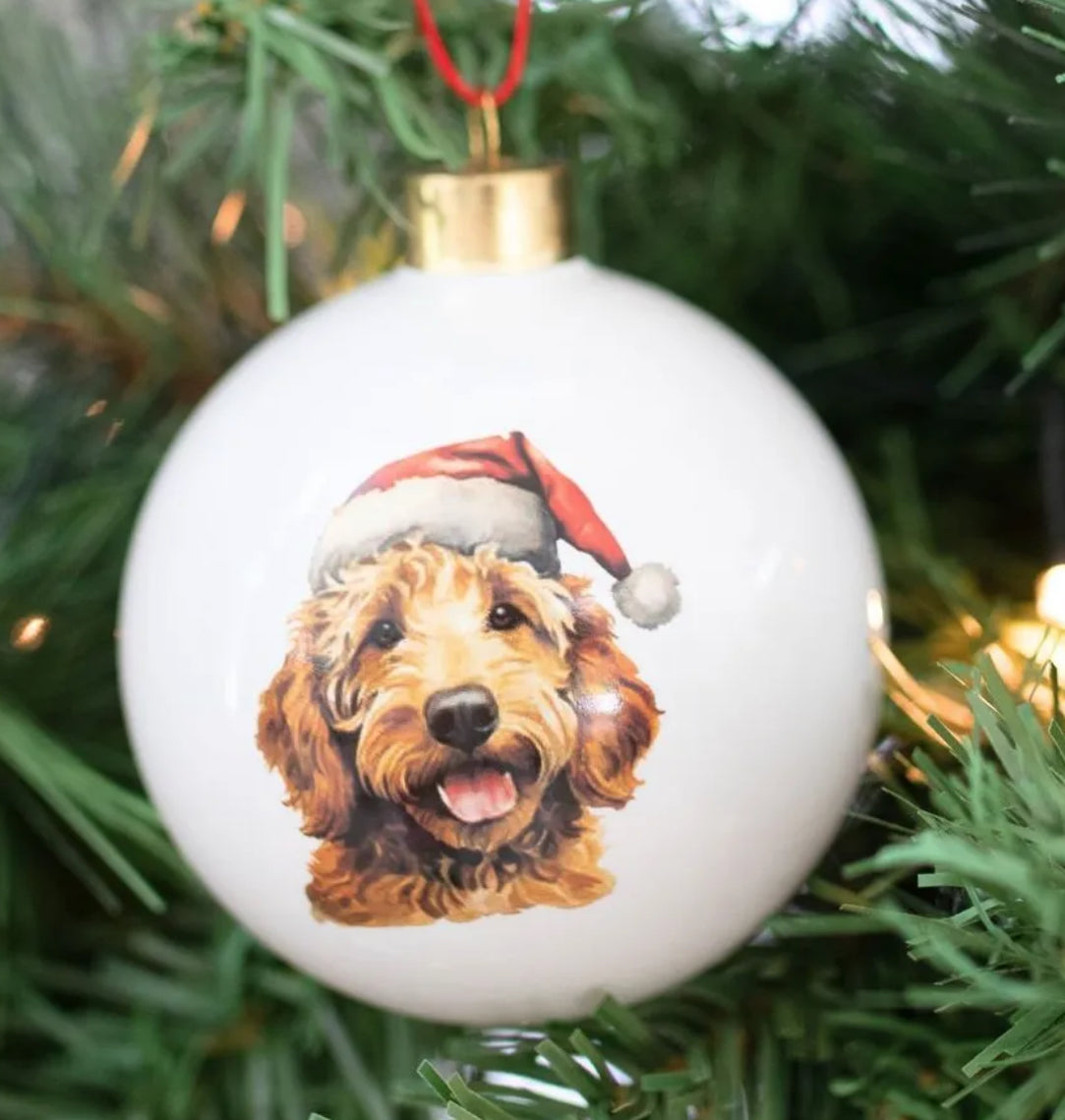 🎄Christmas Round Bauble - Cavoodle