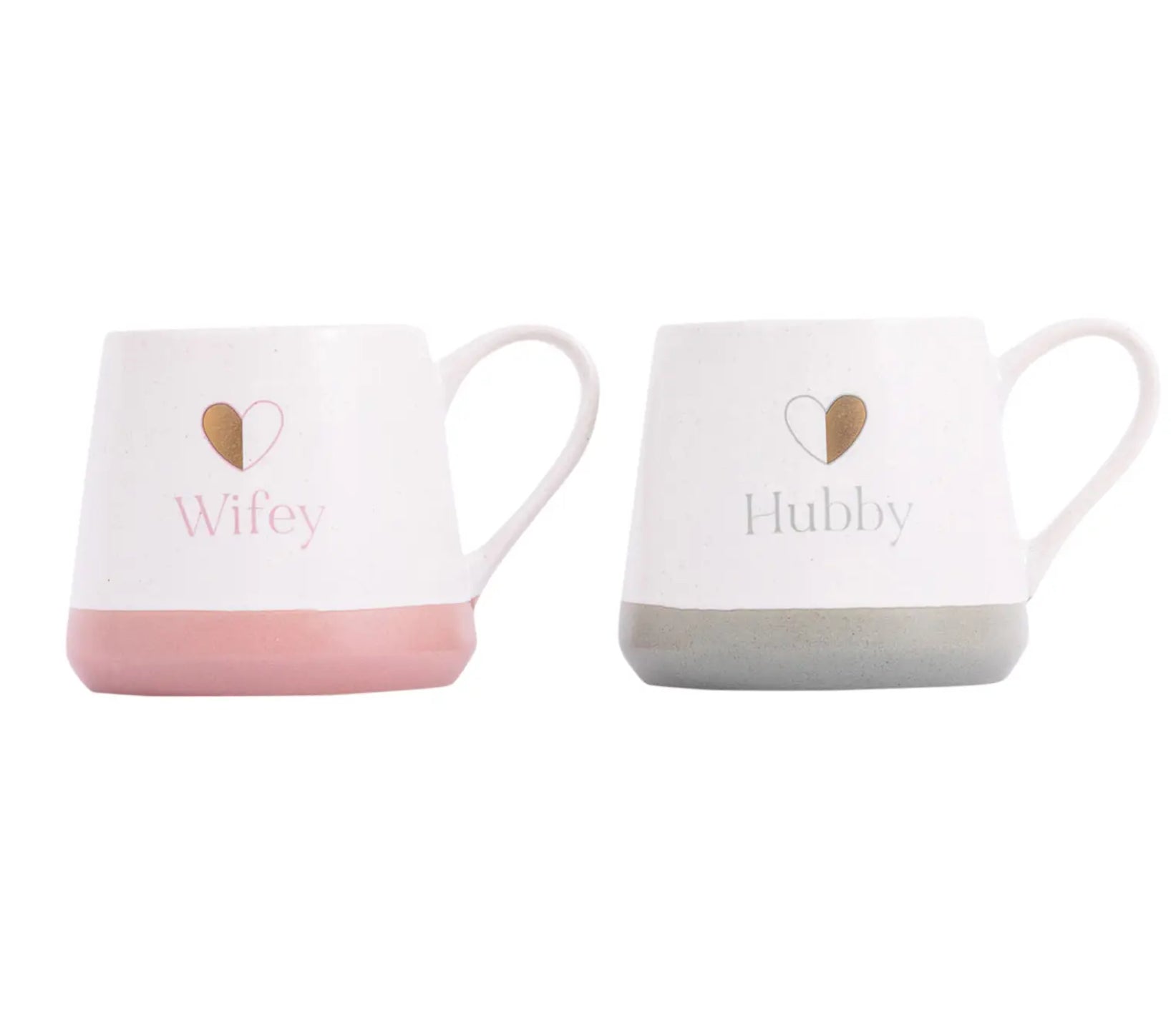 Wedding Wifey & Hubby Mug Set