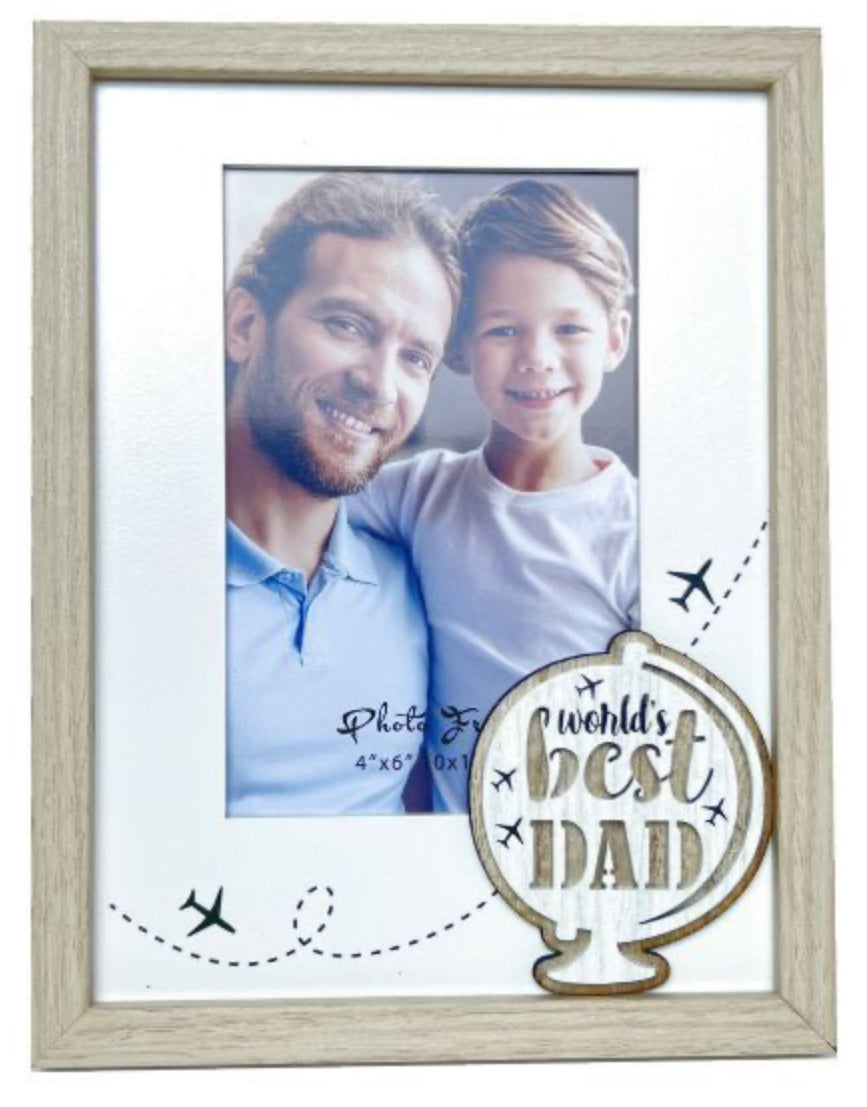 World’s Best Dad 6x4cm Photo Frame