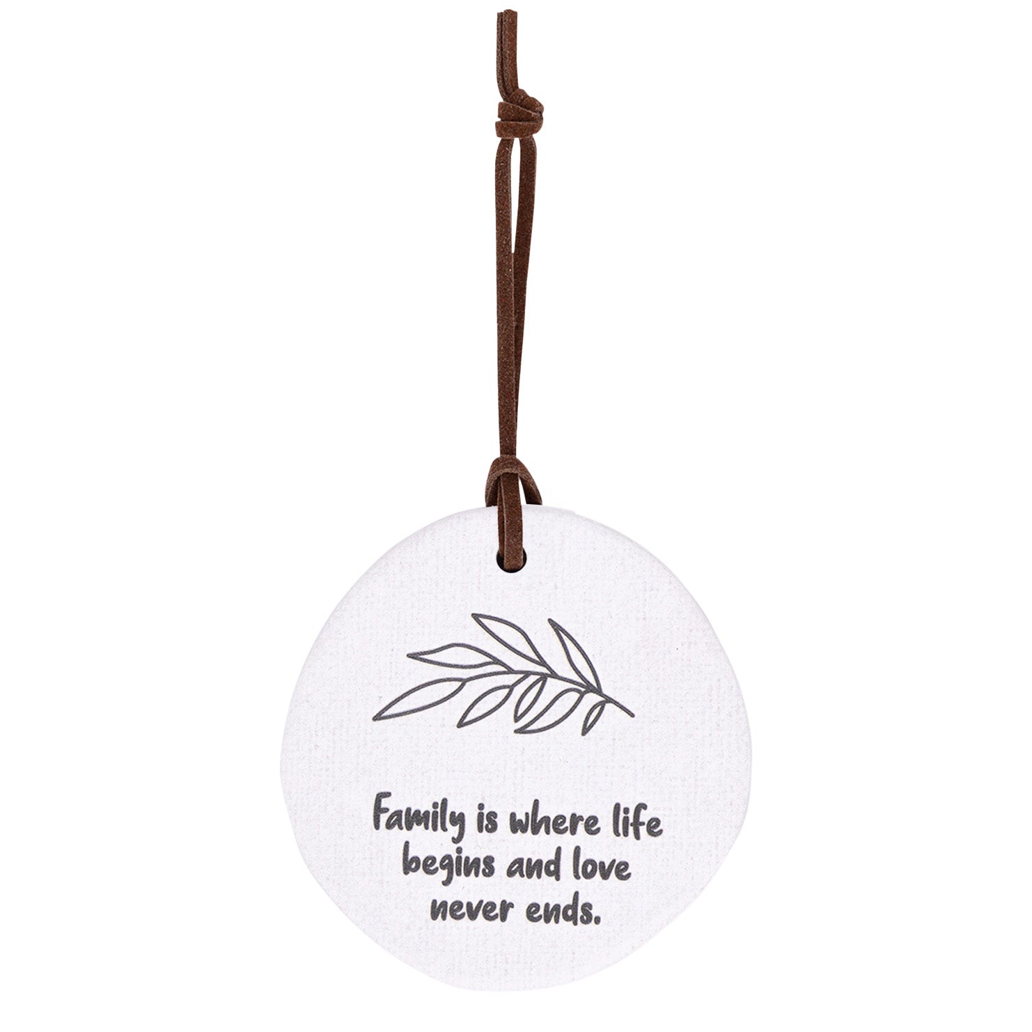 Tiny Treasures - Ceramic Hanging Keepsake Plaque - 16 Heartfelt Messages