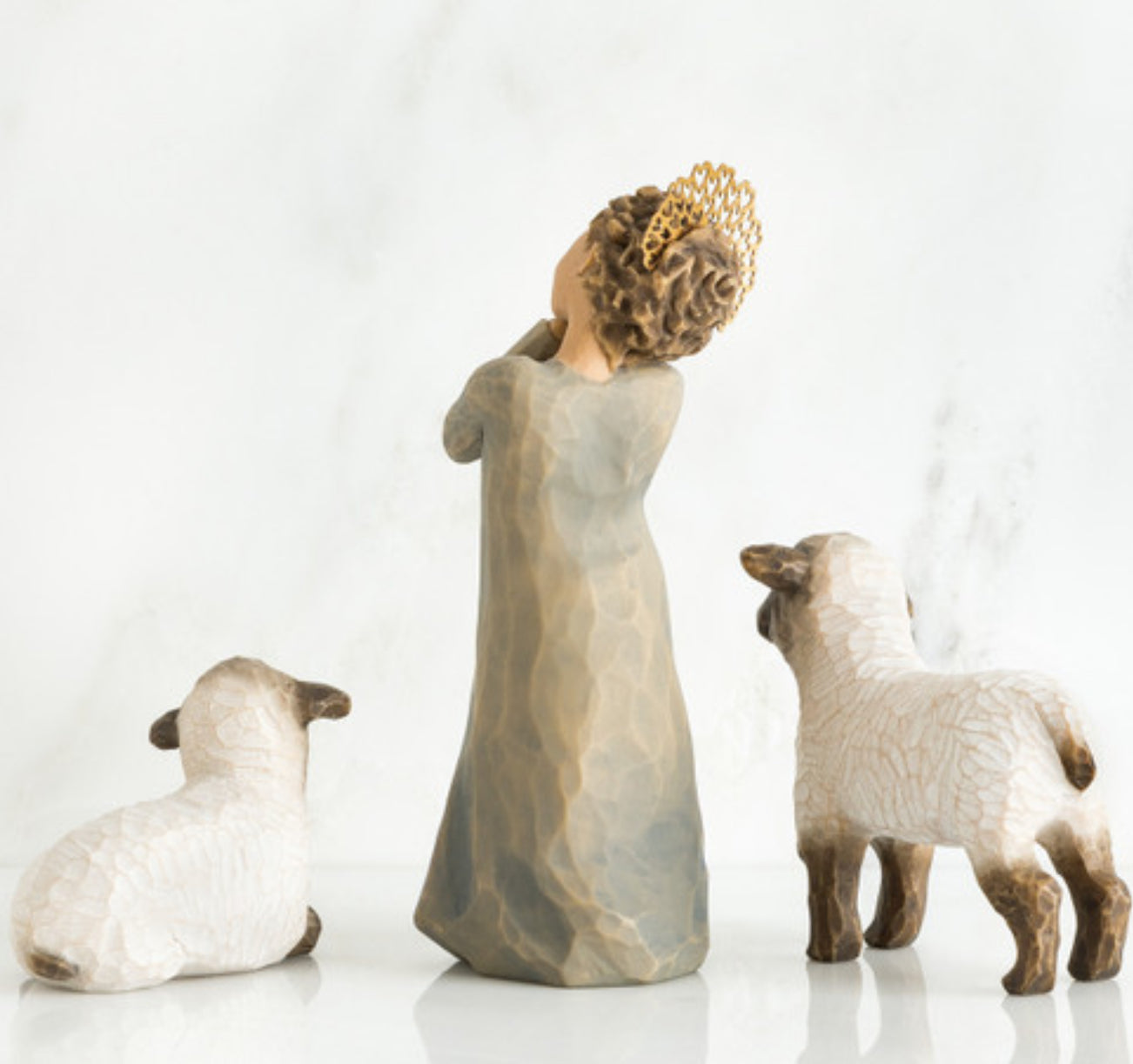 Christmas: Little Shepherdess Figurine