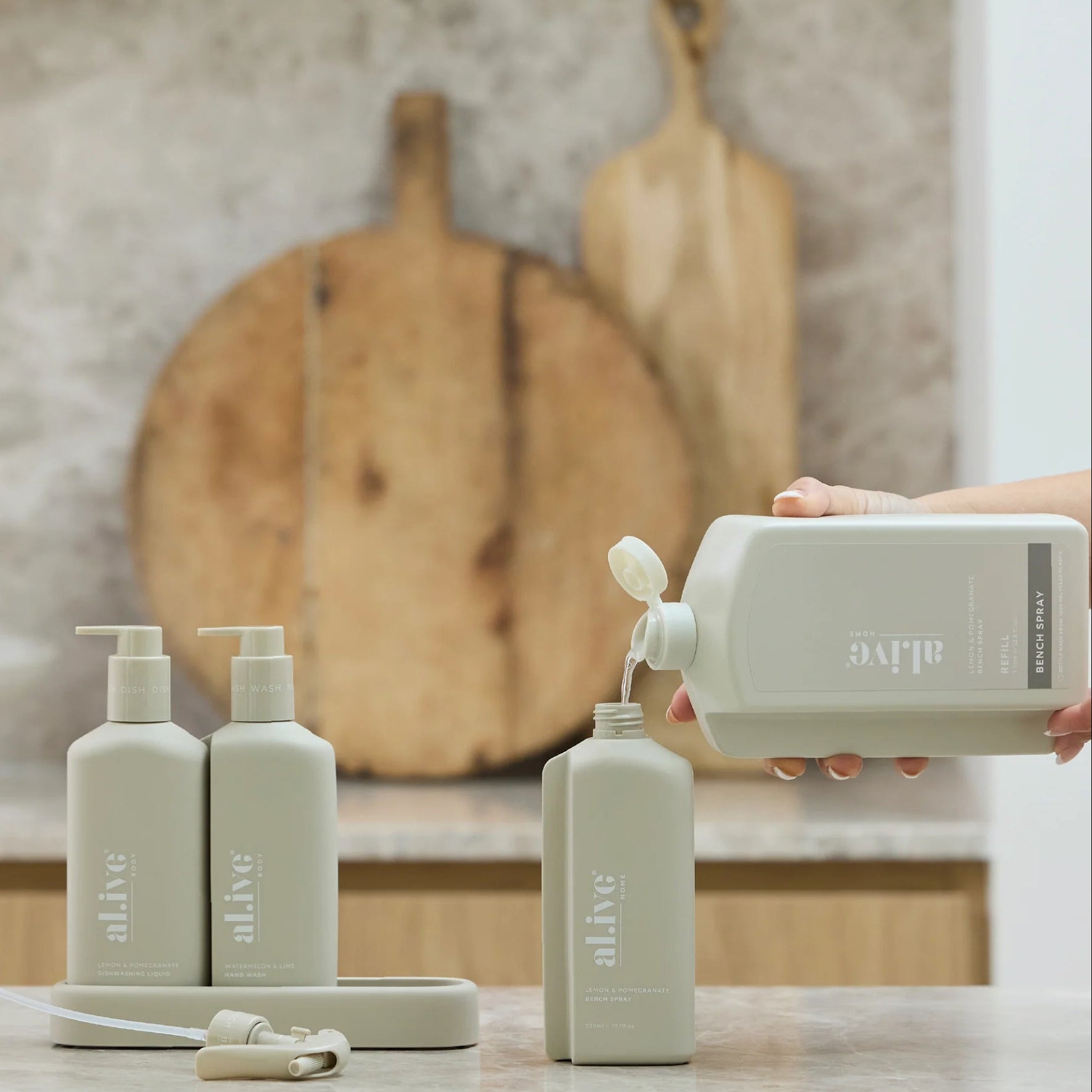 1L Bench Spray Refill - Lemon & Pomegranate