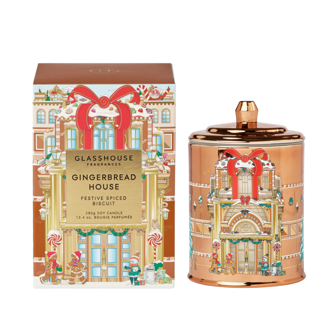 🎄Christmas 380g Soy Candle - Gingerbread House