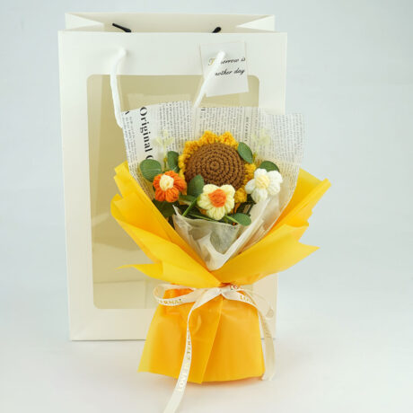 Sunflower Crochet Bouquet
