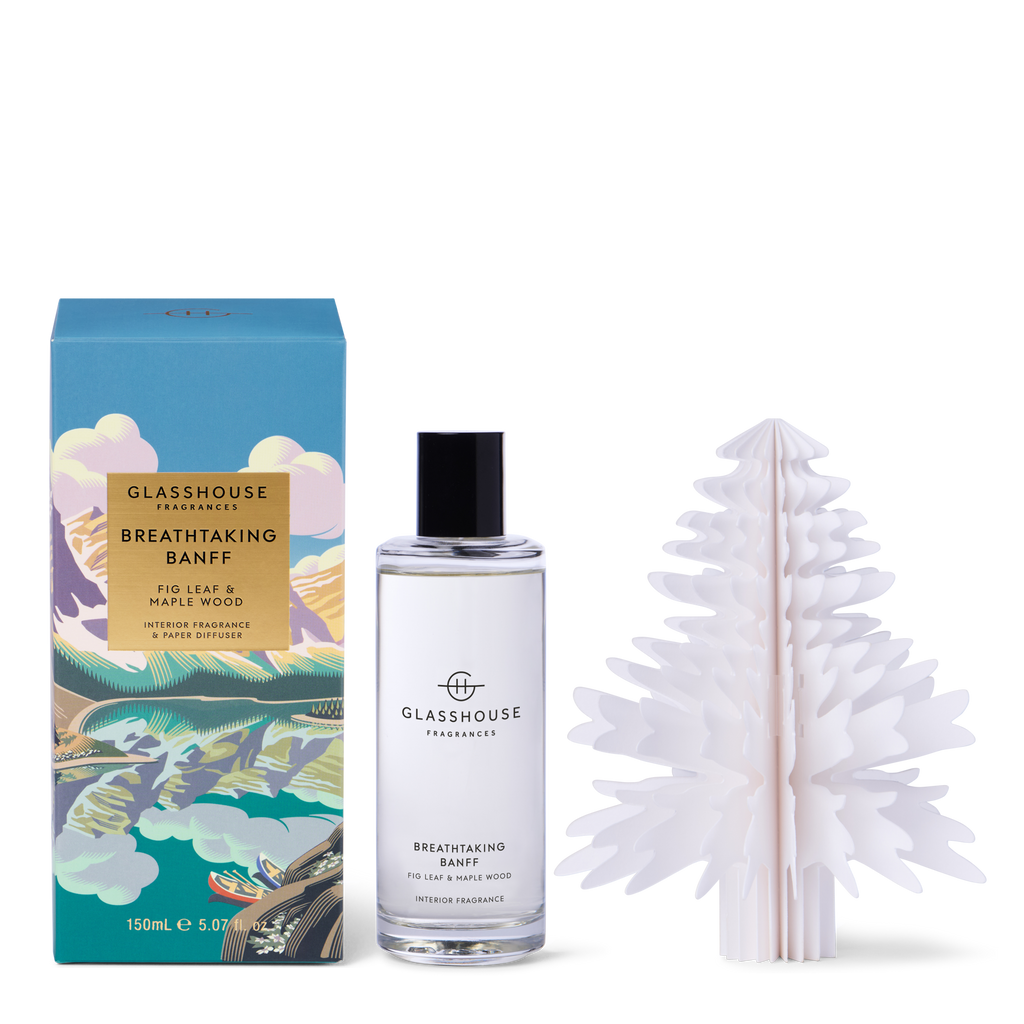 Limited Edition BREATHTAKING BANFF Interior Fragrance & Paper Diffuser