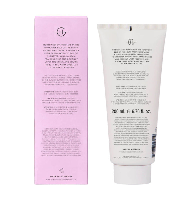 A Tahaa Affair 200mL Body Lotion