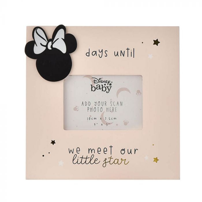 Disney Baby Countdown Frame - Minnie Mouse Pink