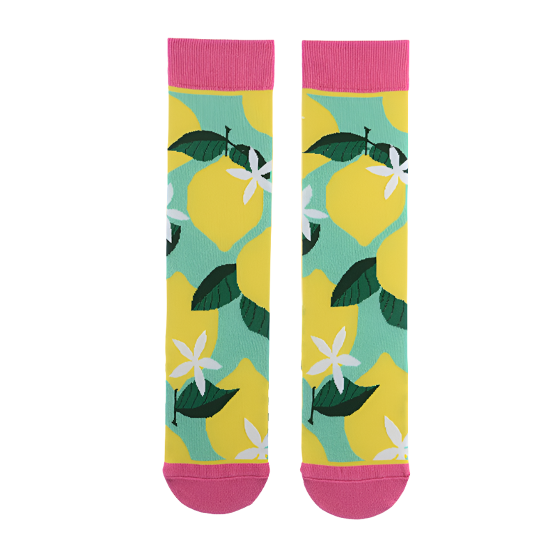 Socks - Yellow Lemon