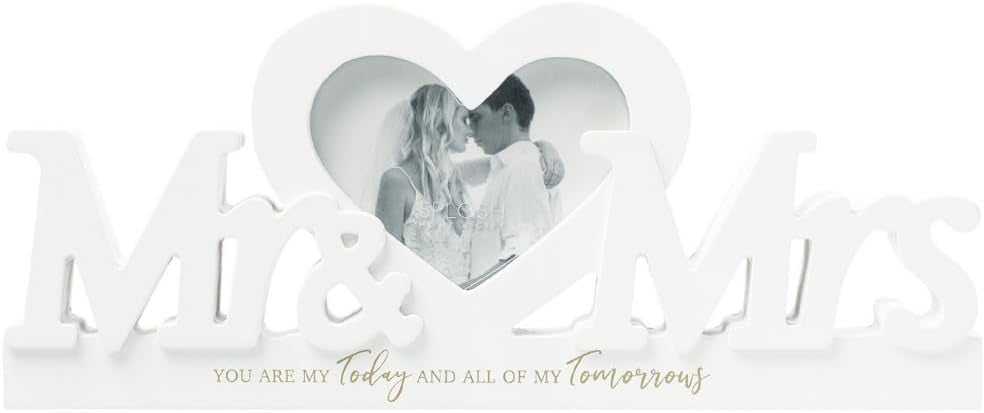 Mr & Mrs - Framed Word