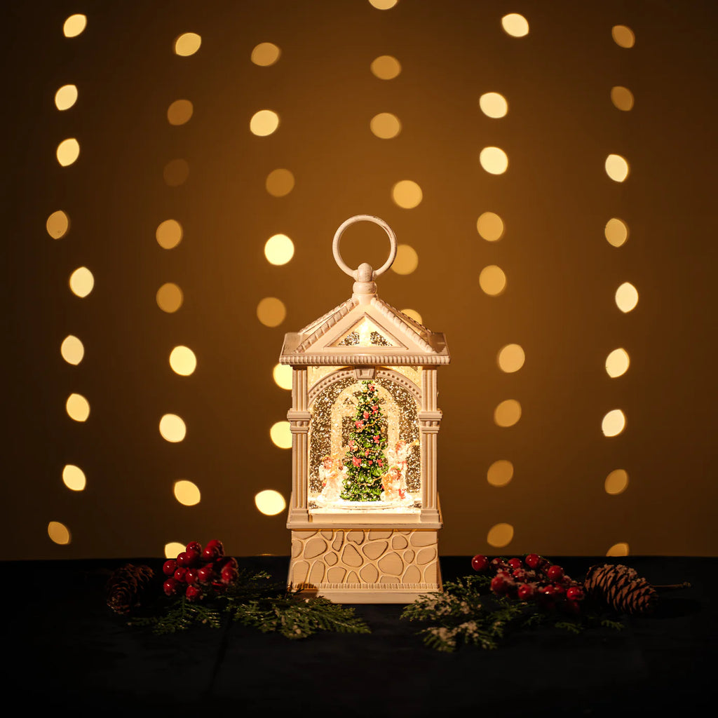 🎄Snowing Milano Lantern w/ Rotating Angle