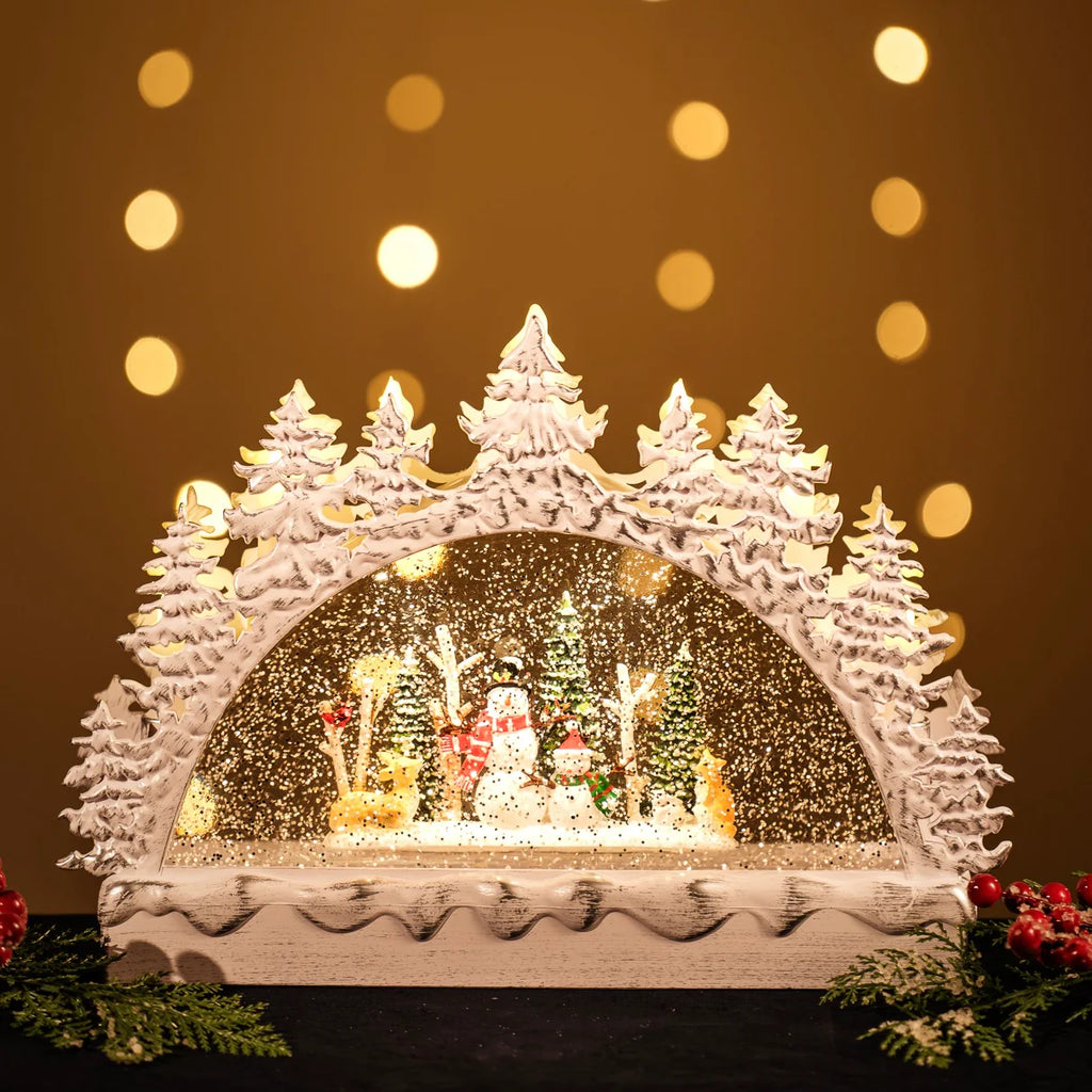 🎄Snowing Candle Bridge w/ Snowman