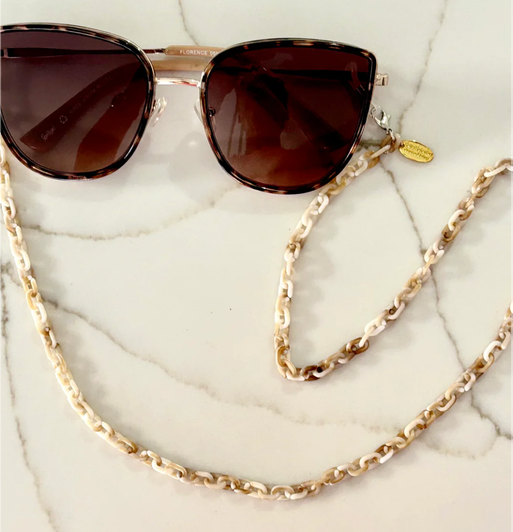 Sunglasses Chain - Nikki Beach Club Sand Tortoise Shell