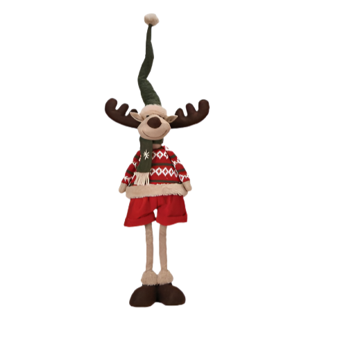🎄 Reindeer w/ Green Hat  - 96cm Adjustable