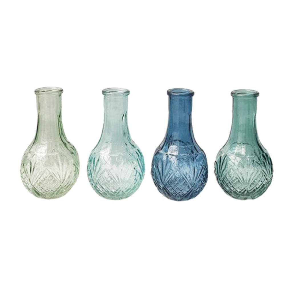 Glass vase - 4 colours