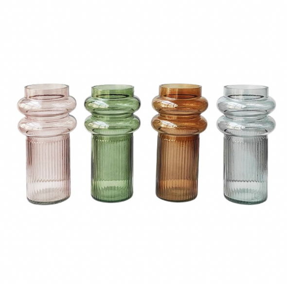 Glass Vase - 4 colours