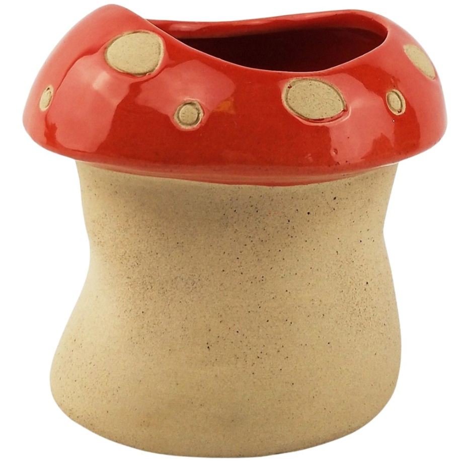 Mushroom Planter Red Medium