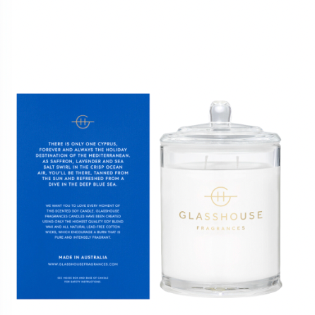 Diving Into Cyprus 380g Soy Candle