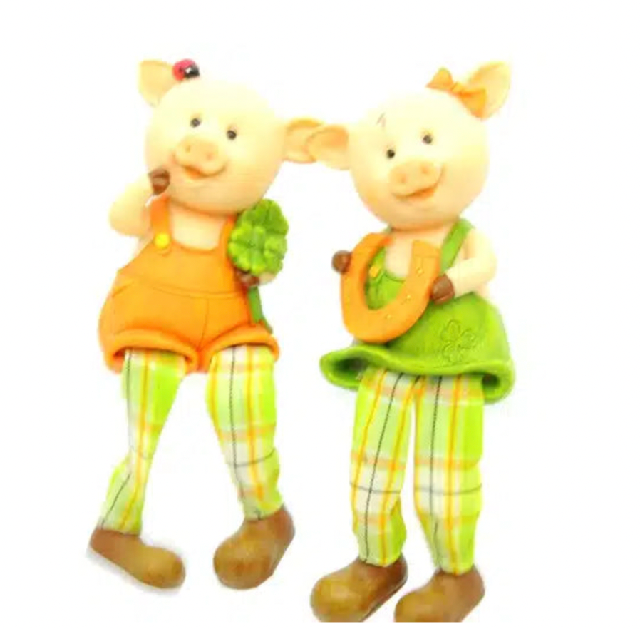 Pig Shelf Sitters - Oink & Piggly