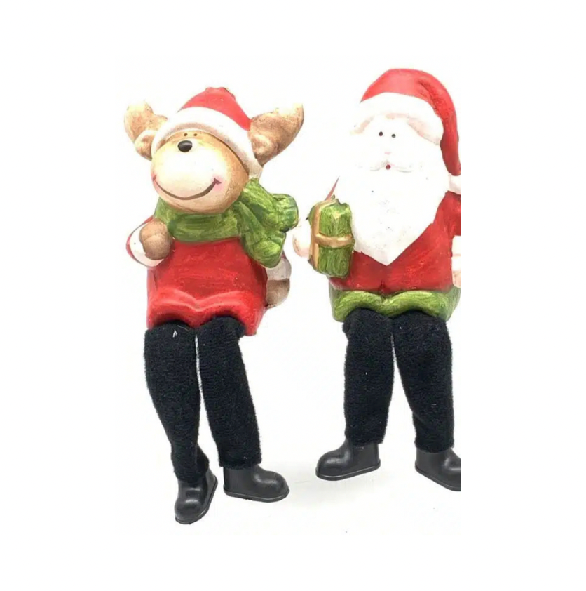 🎄Christmas Shelf Sitters - Reindeer & Santa