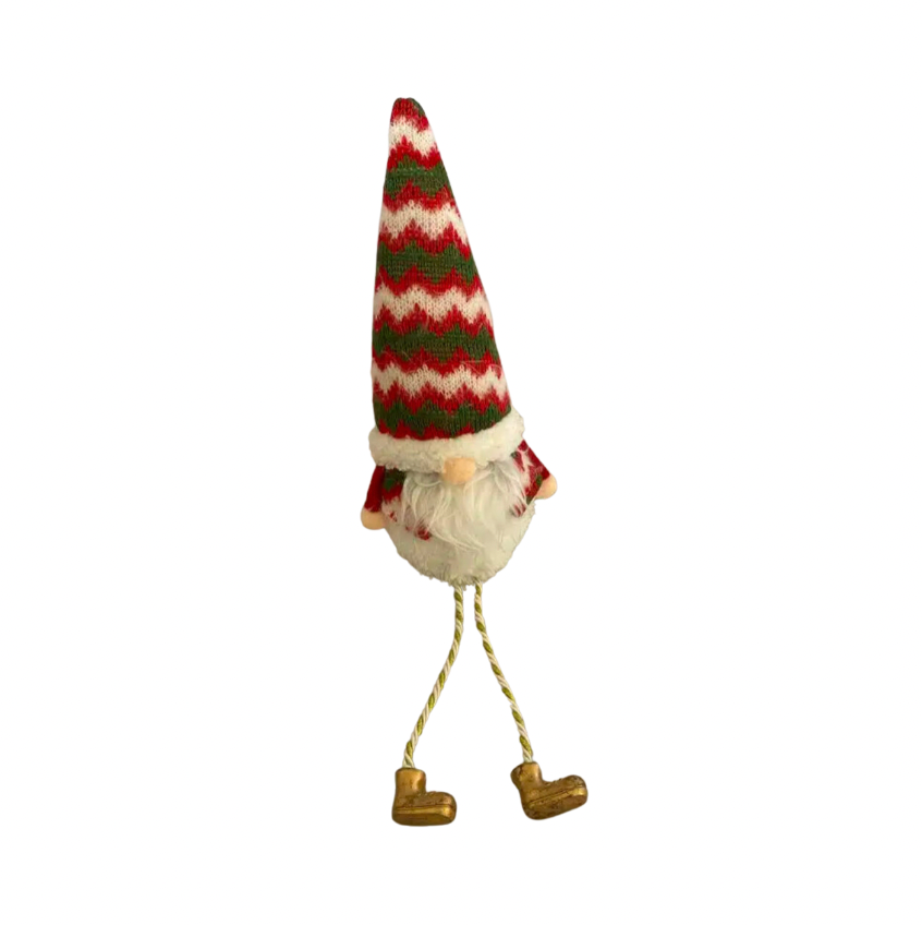 🎄Christmas Shelf Sitters - Santa Gnome - Green & Red - (2 Sizes)
