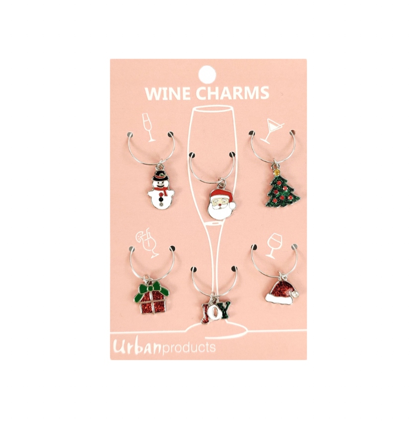 🎄 Christmas Wine Charms